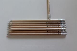 Pencils with logo