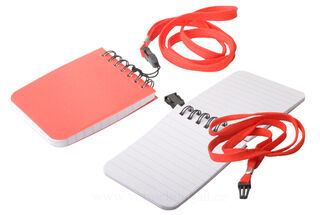 mini notebook with lanyard 3. picture