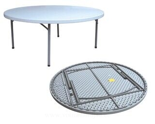 Foldable round table 180